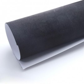 Vinyle imitation Alcantara Noir