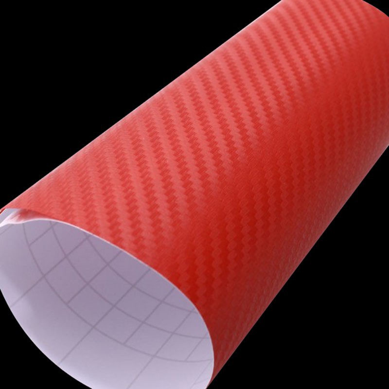 Film Vinyle Adhésif Rouge Brillant Pour Covering